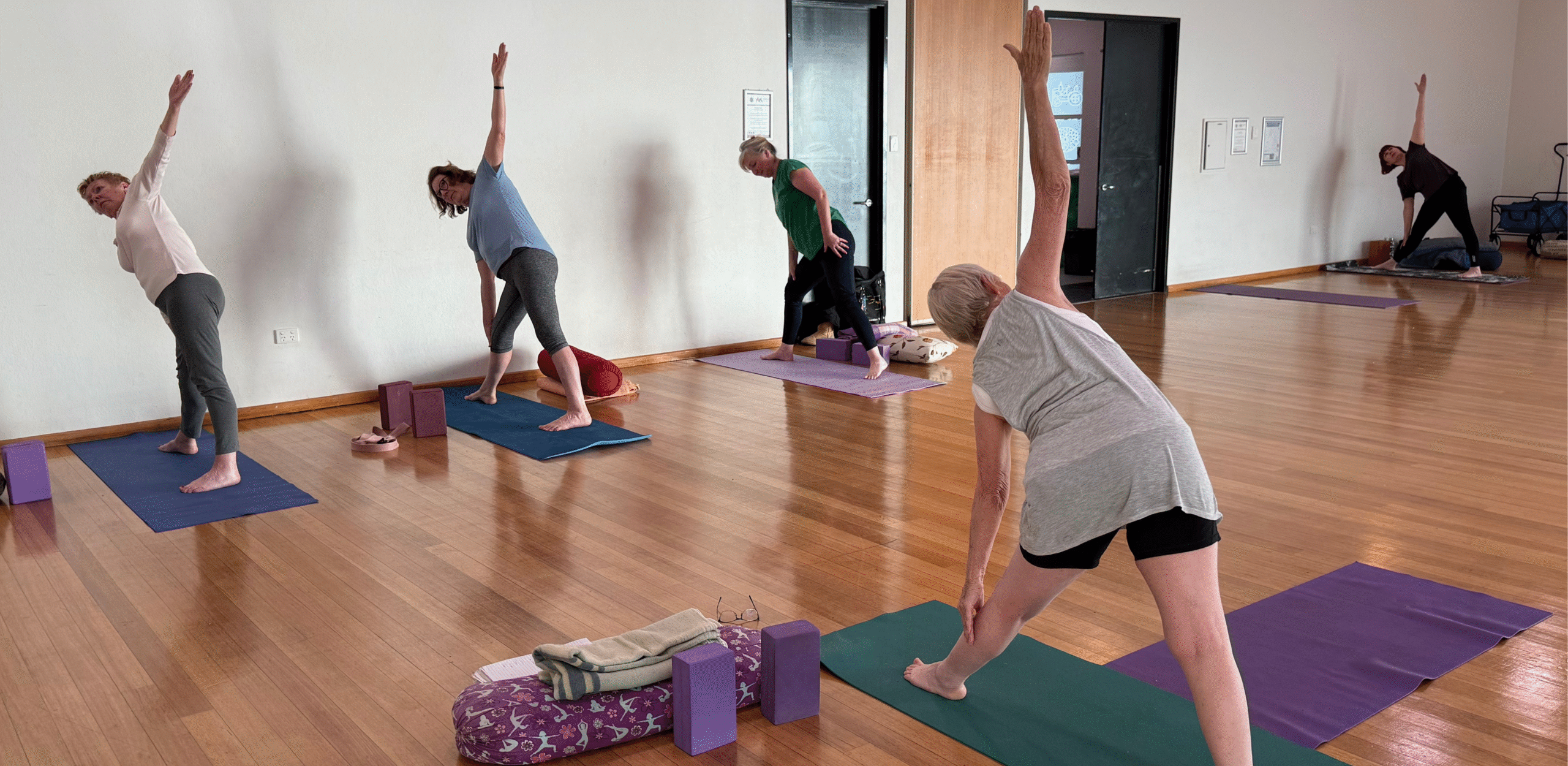 Beginner Iyengar Yoga with Kathy Elwell